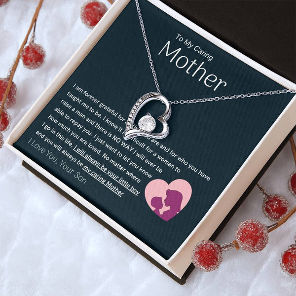 To My Loving Mother - You are my sunshine, I will always be your little boy (Only a Few Left) - Forever Love Necklace