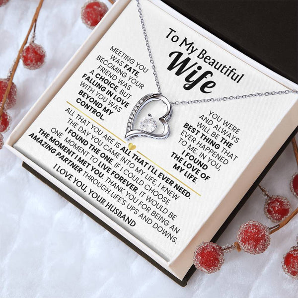 TO MY BEAUTIFUL WIFE - I knew I found the one