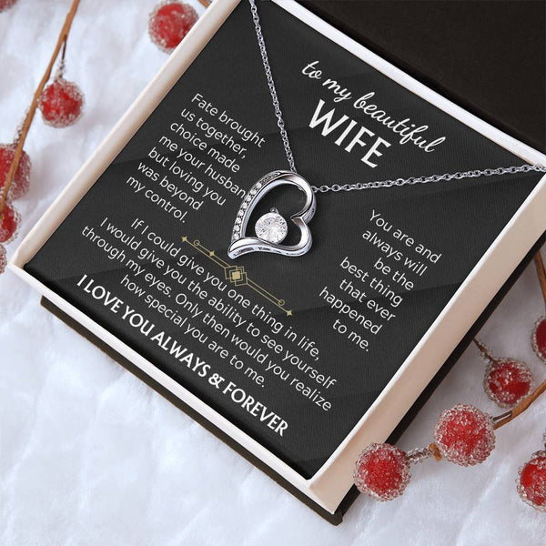 TO MY BEAUTIFUL WIFE - You realize how special you are to me