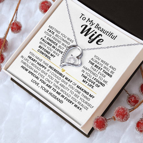TO MY WIFE - Falling in love with you was beyond my control