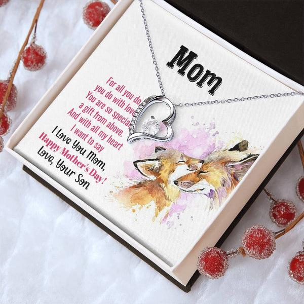 To My Mom - You Are So Special (Only a Few Left) - Forever Love Necklace
