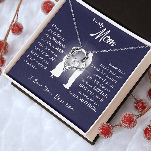 [Almost Sold Out] To My Mom - Loved Mother - Forever Love Necklace