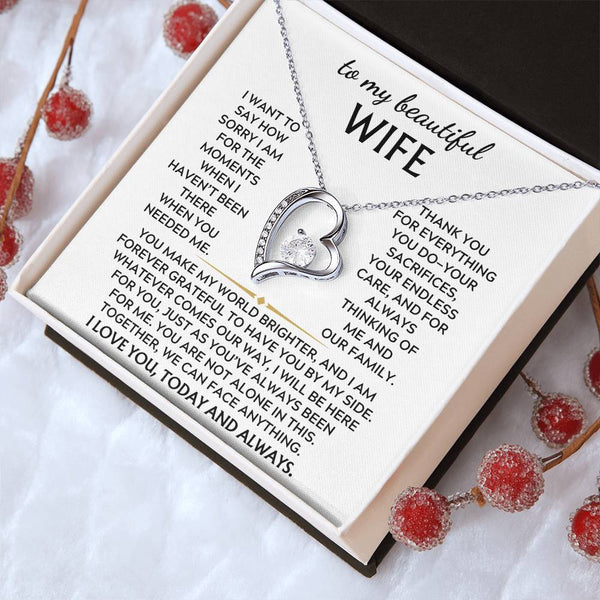 To My Beautiful Wife, Thank you for everything you do—your sacrifices (Almost Gone)