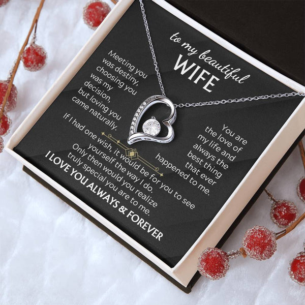 TO MY BEAUTIFUL WIFE -  You realize truly special you are to me