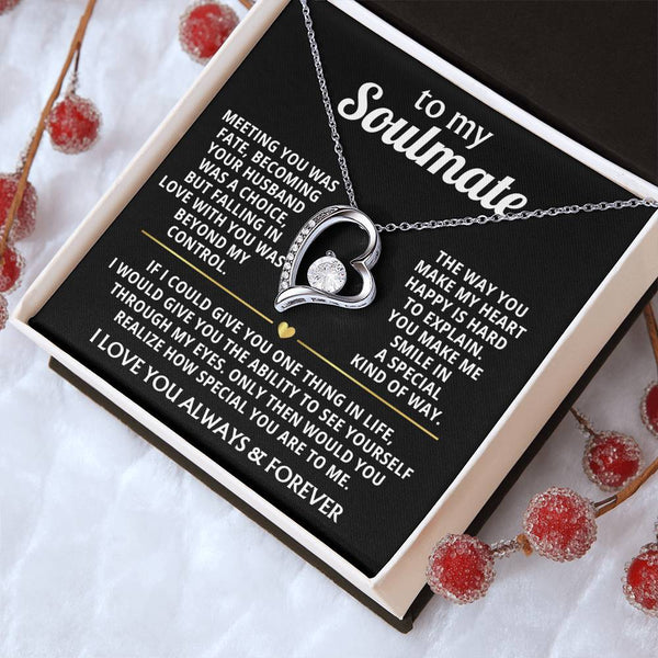 (Only a few left) TO MY SOULMATE - You make me smile in a special kind of way