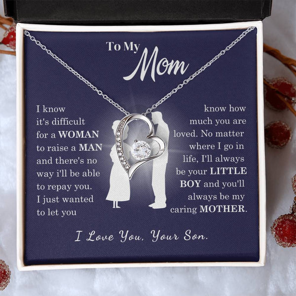 [Almost Sold Out] To My Mom - Loved Mother - Forever Love Necklace