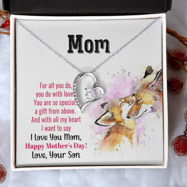 To My Mom - You Are So Special (Only a Few Left) - Forever Love Necklace
