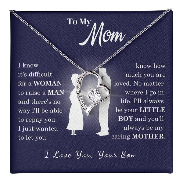 [Almost Sold Out] To My Mom - Loved Mother - Forever Love Necklace