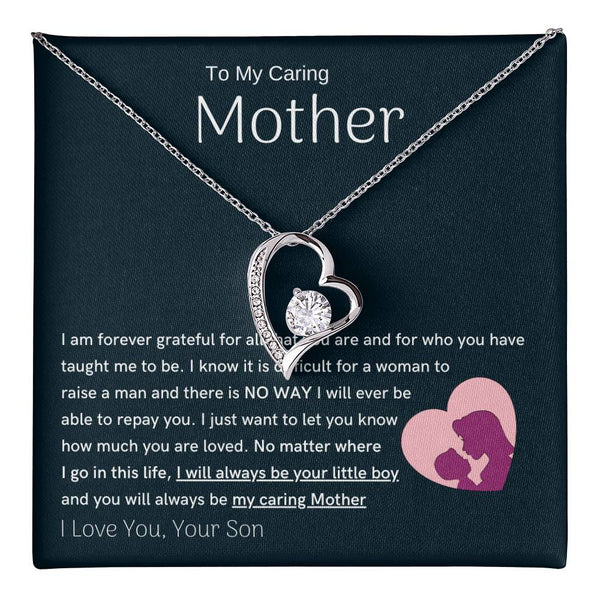 To My Loving Mother - You are my sunshine, I will always be your little boy (Only a Few Left) - Forever Love Necklace