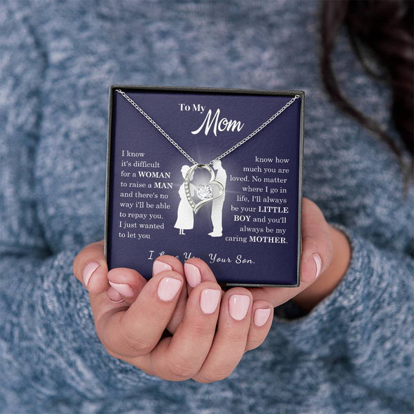 [Almost Sold Out] To My Mom - Loved Mother - Forever Love Necklace