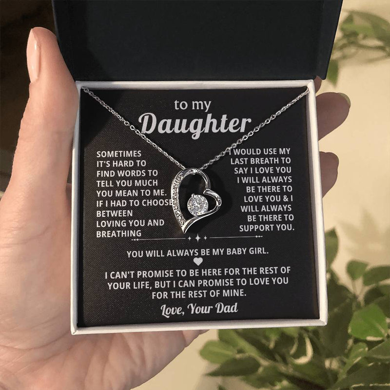 To My Daughter, I WILL ALWAYS BE THERE TO SUPPORT YOU