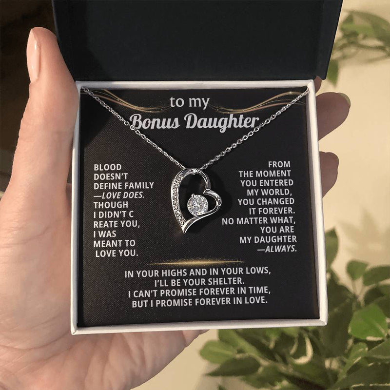 To My Bonus Daughter, Blood doesn’t define family—love does