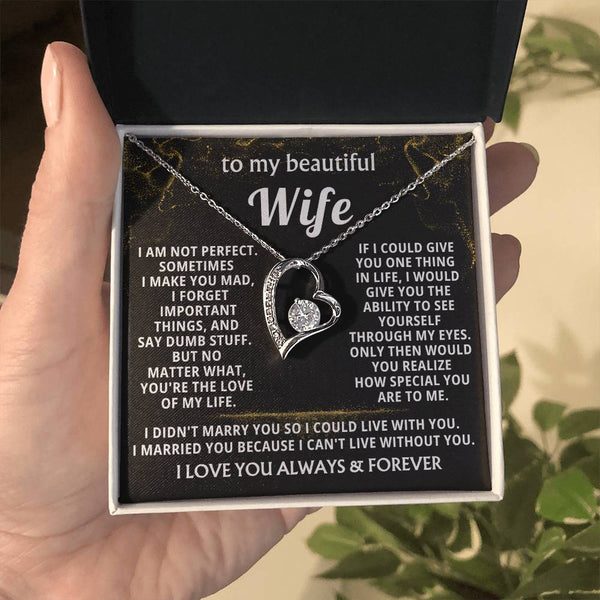 [Almost Sold Out]  TO MY BEAUTIFUL WIFE - I am not perfect