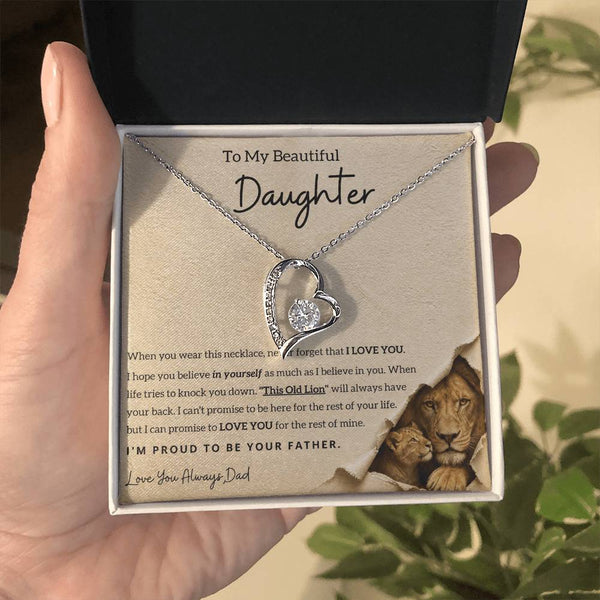 To My Daughter, I'll always love you, my beautiful girl.