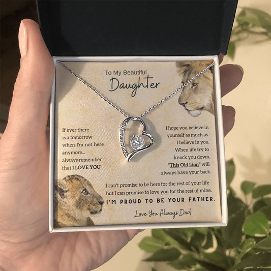 To My Beautiful Daughter - This Old Lion will always have your back [Only a few left]