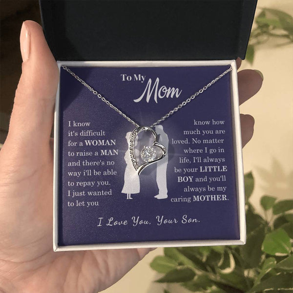 [Almost Sold Out] To My Mom - Loved Mother - Forever Love Necklace