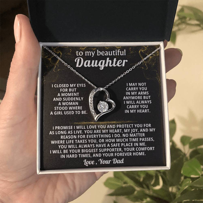 TO MY BEAUTIFUL DAUGHTER, YOU WILL ALWAYS HAVE A SAFE PLACE IN ME