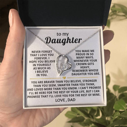 TO MY DAUGHTER - Never forget that I love you forever