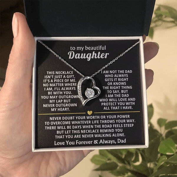 To My Beautiful Daughter - You may outgrown my lap but never outgrown my heart