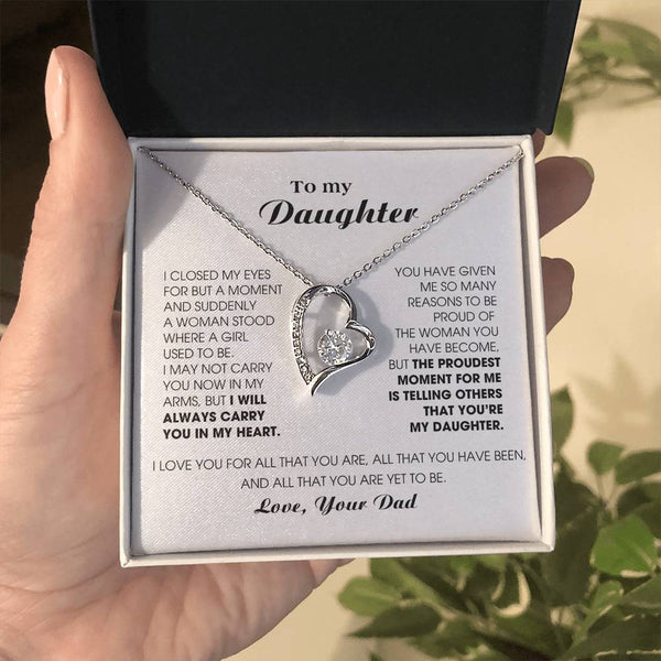 [Almost Sold Out] To My Daughter -  I will ALWAYS carry you in my heart