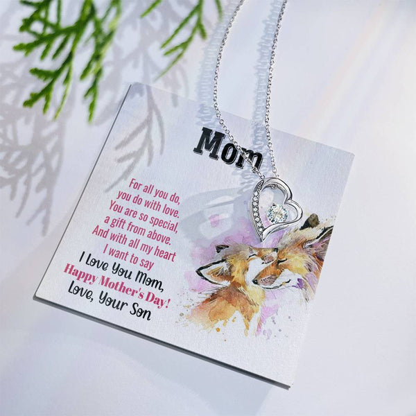 To My Mom - You Are So Special (Only a Few Left) - Forever Love Necklace