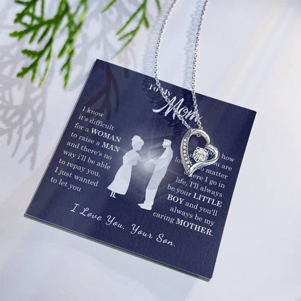 [Almost Sold Out] To My Mom - Loved Mother - Forever Love Necklace