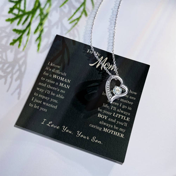 [Almost Sold Out] To My Mom - I Love You Mother  - Forever Love Necklace