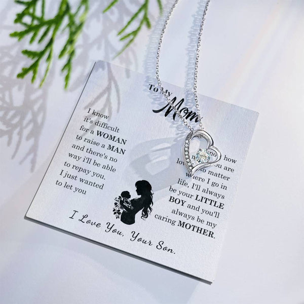 [Only a few left]  To My Mom - Loved Mother  - Necklace