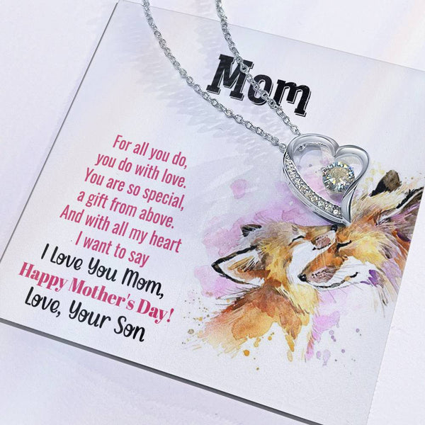 To My Mom - You Are So Special (Only a Few Left) - Forever Love Necklace