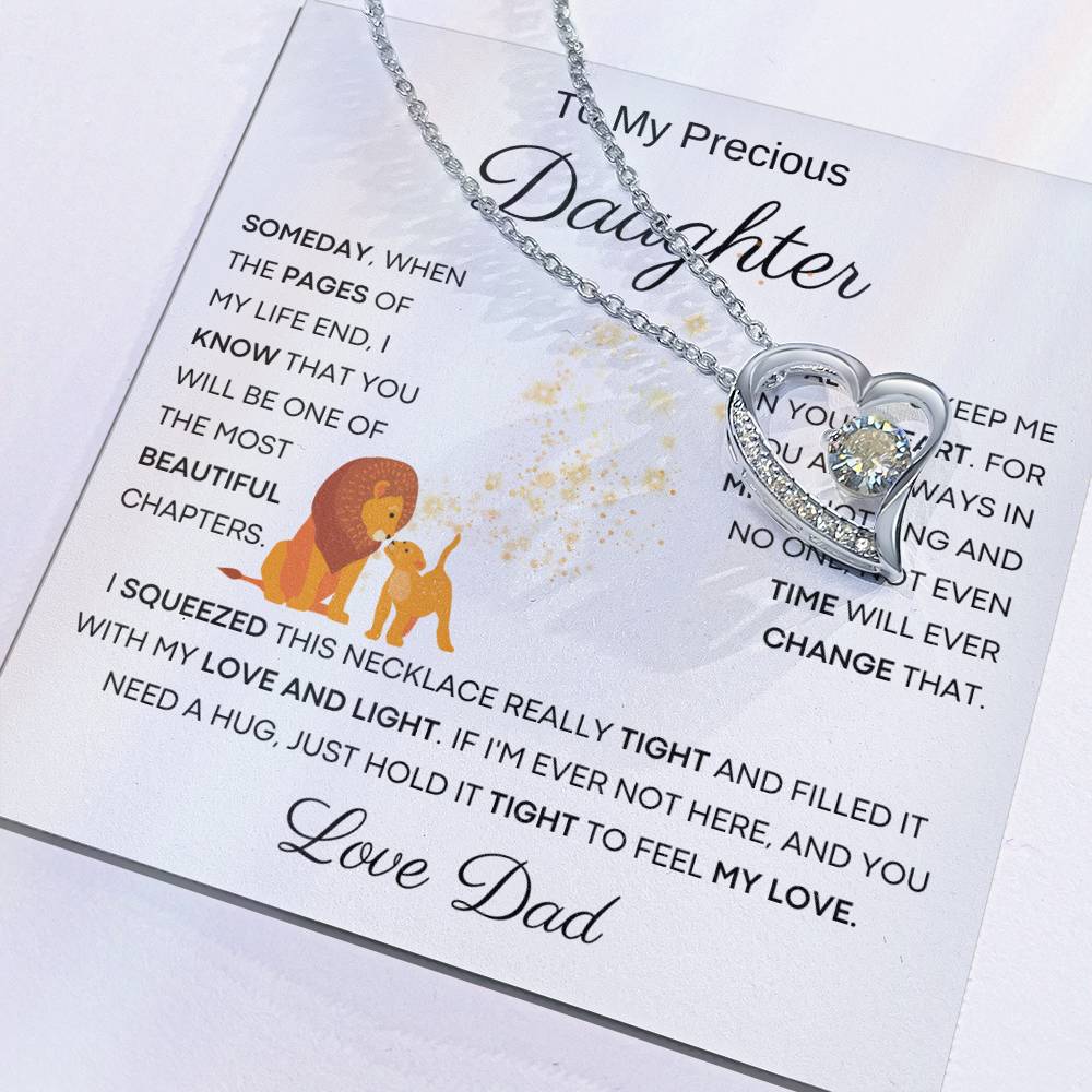 [ Few left only ] To My Precious Daughter From Dad - The Most Beautiful Chapters - Lion White