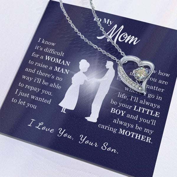 [Almost Sold Out] To My Mom - Loved Mother - Forever Love Necklace