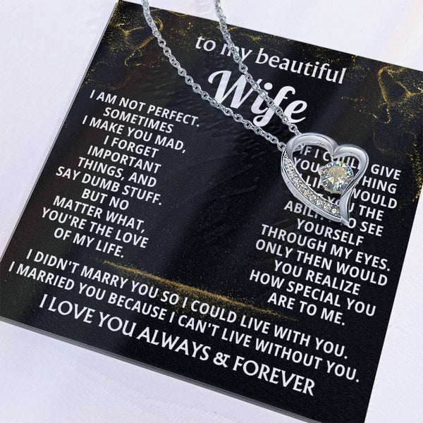 [Almost Sold Out]  TO MY BEAUTIFUL WIFE - I am not perfect