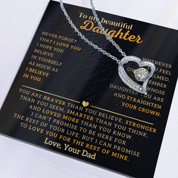 To My Beautiful Daughter, Remember To Straighten Your Crown (Almost Sold Out)