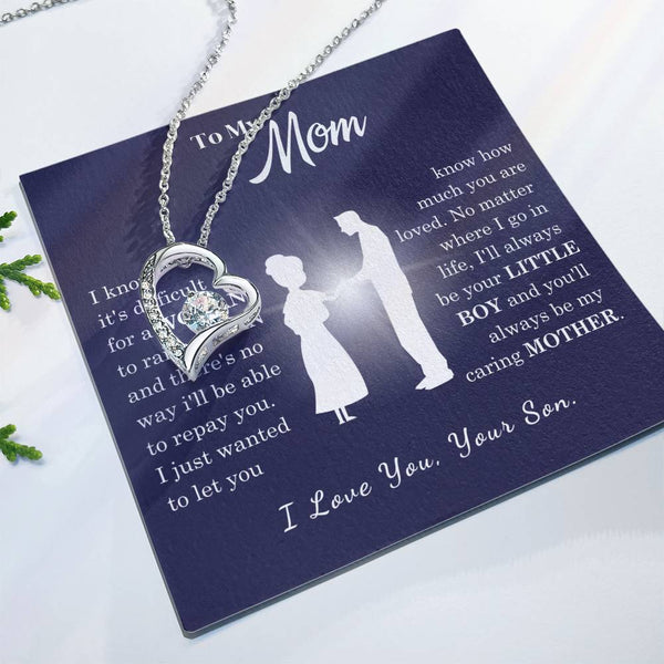 [Almost Sold Out] To My Mom - Loved Mother - Forever Love Necklace