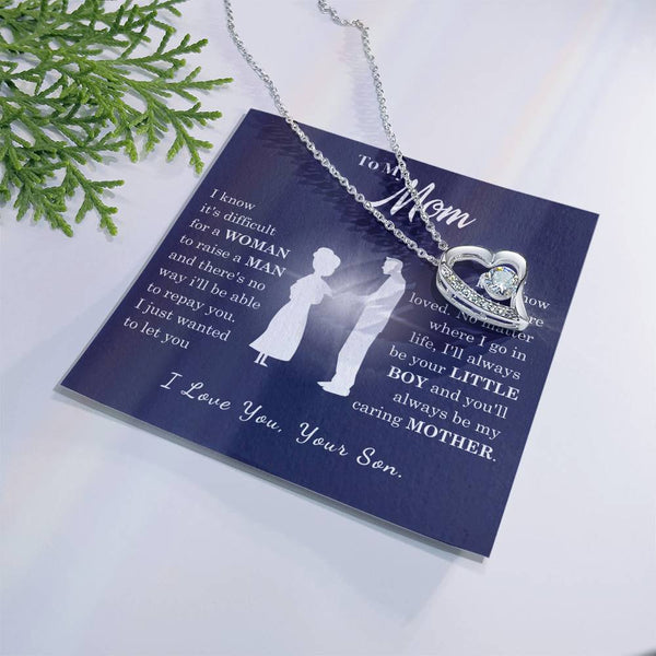 [Almost Sold Out] To My Mom - Loved Mother - Forever Love Necklace