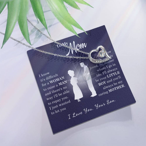 [Almost Sold Out] To My Mom - Loved Mother - Forever Love Necklace