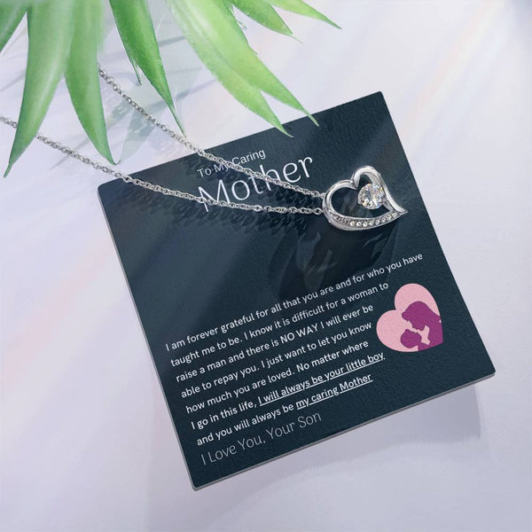 To My Loving Mother - You are my sunshine, I will always be your little boy (Only a Few Left) - Forever Love Necklace