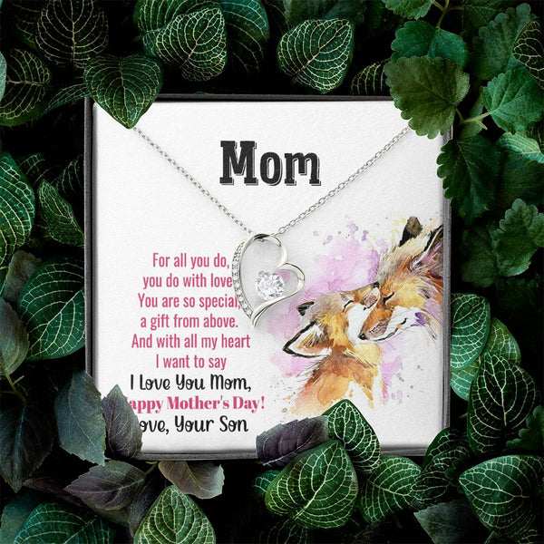 To My Mom - You Are So Special (Only a Few Left) - Forever Love Necklace