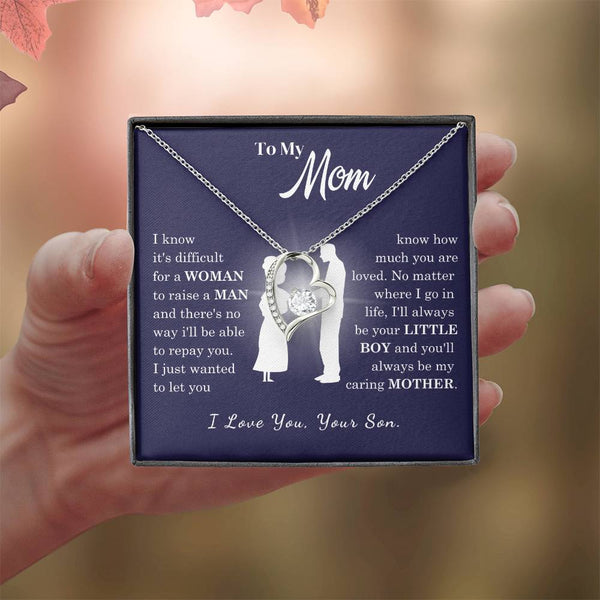 [Almost Sold Out] To My Mom - Loved Mother - Forever Love Necklace