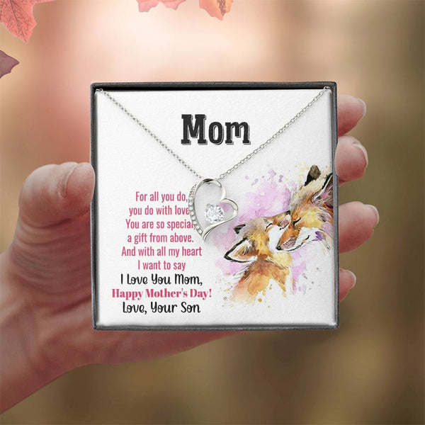 To My Mom - You Are So Special (Only a Few Left) - Forever Love Necklace