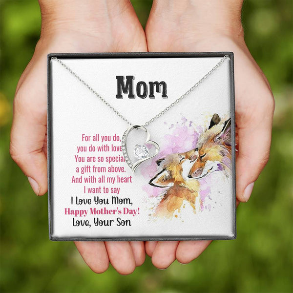 To My Mom - You Are So Special (Only a Few Left) - Forever Love Necklace
