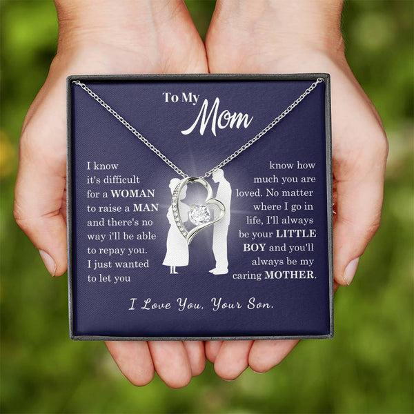 [Almost Sold Out] To My Mom - Loved Mother - Forever Love Necklace