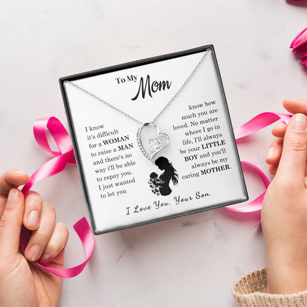[Only a few left]  To My Mom - Loved Mother  - Necklace