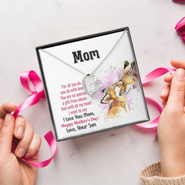 To My Mom - You Are So Special (Only a Few Left) - Forever Love Necklace