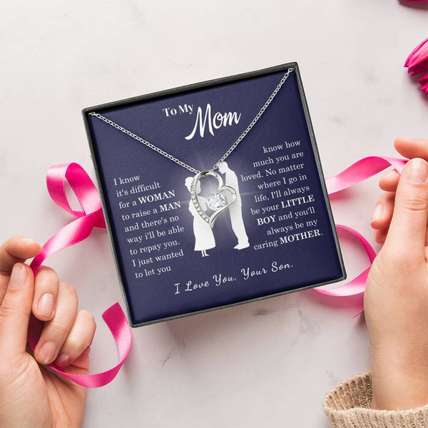 [Almost Sold Out] To My Mom - Loved Mother - Forever Love Necklace