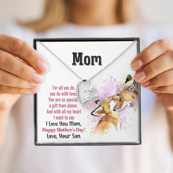 To My Mom - You Are So Special (Only a Few Left) - Forever Love Necklace