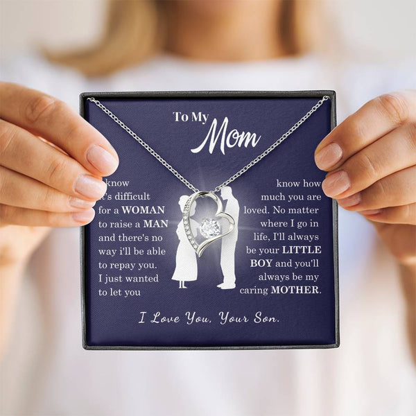 [Almost Sold Out] To My Mom - Loved Mother - Forever Love Necklace