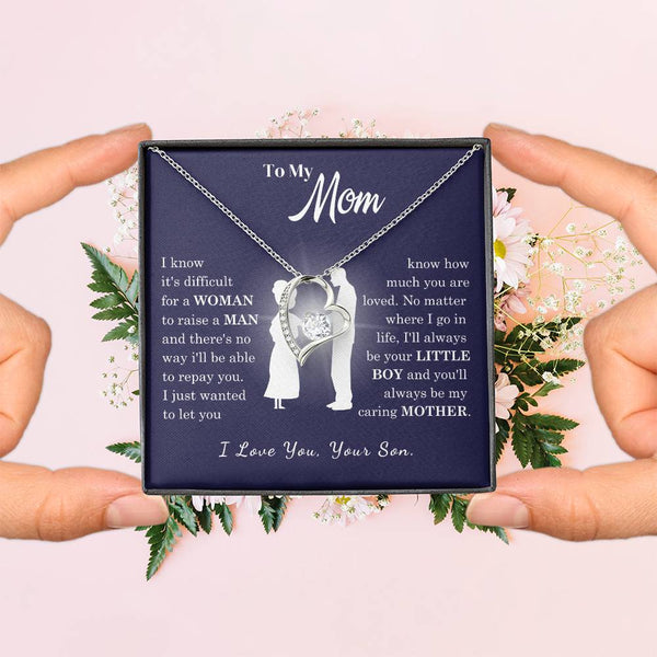 [Almost Sold Out] To My Mom - Loved Mother - Forever Love Necklace