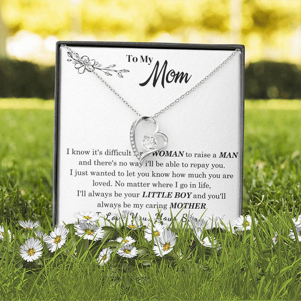 [Only a few left] To My Mom - I Love You Mother  - Forever Love Necklace