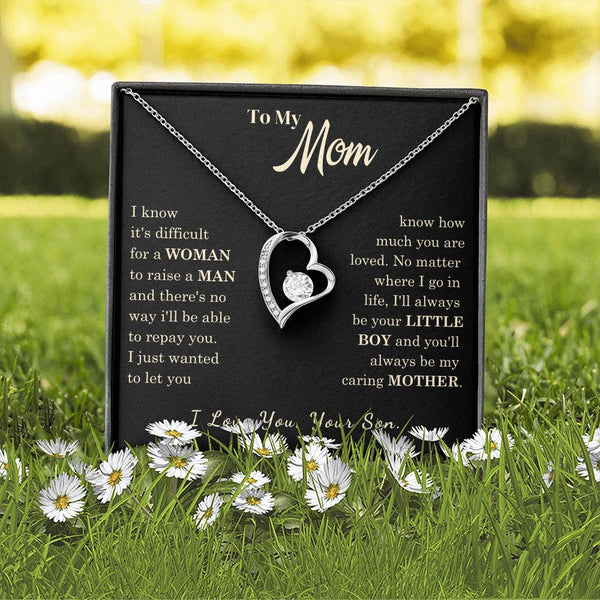 [Almost Sold Out] To My Mom - I Love You Mother  - Forever Love Necklace